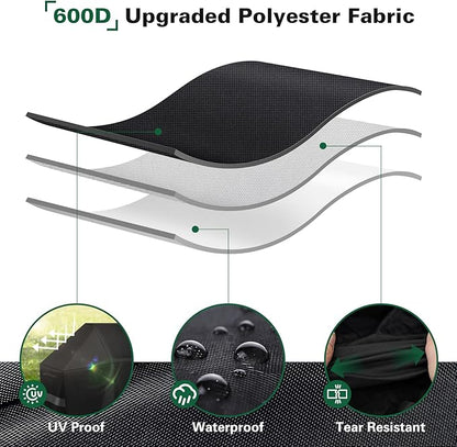 Heavy Duty 600D Grill Cover Fit for Napoleon 61500 Prestige PRO 500 and Prestige 500 Napoleon Rogue PRO 625 Gas BBQ Grill Accessories