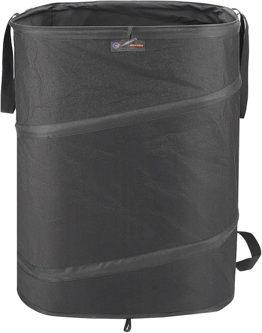 YUDI & GARDEN 46 Gallon Square Collapsible Yard Waste Bin, Collapsible Trash Can, Camping Trash Can - for Collecting Weeds or Leaf or Yard and Party Waste