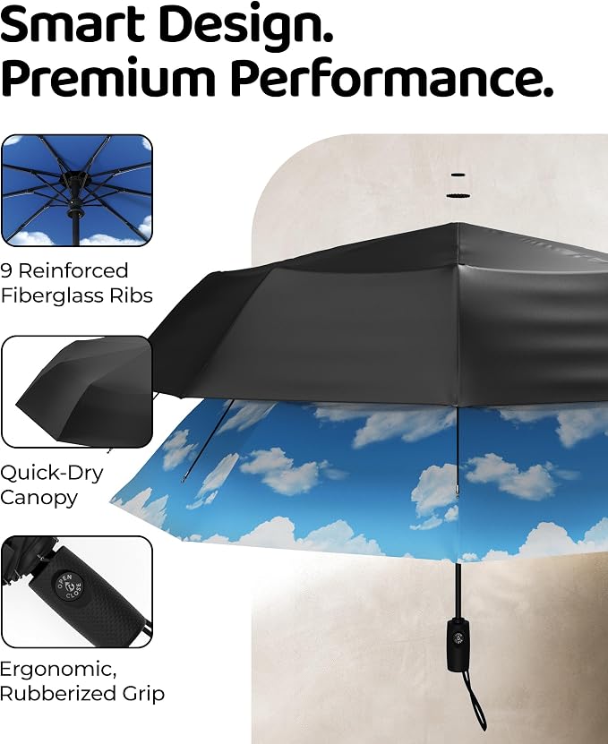 Windproof Travel Umbrella - Image 3