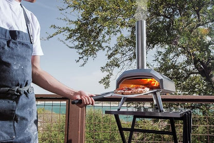 Ooni Karu 12 Multi-Fuel Outdoor Pizza Oven – 12 Inch Pizzas in 60 Seconds - Portable Wood and Gas Fired Pizza Oven with Pizza Stone, Dual Fuel Ooni Pizza Oven