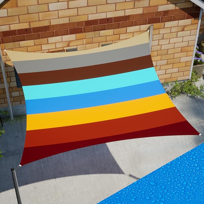 Royal Shade Custom Triangle Waterproof Sun Shade Sail UPF50 Canopy UV - Image 8