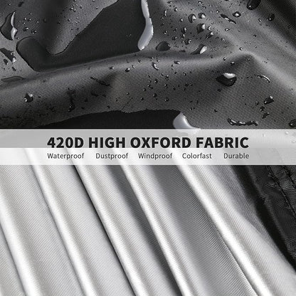 Outdoor Prep Table Cover 48 Inch,Waterproof Patio Stainless Steel Metal BBQ Table Cover All Season Protection for Outdoor Table - 48 x 30 x 35 Inch