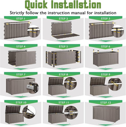 Outdoor Storage Waterproof Deck Box - Image 7
