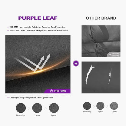 PURPLE LEAF Outdoor Aluminum Pergola 10'x10' - Image 3