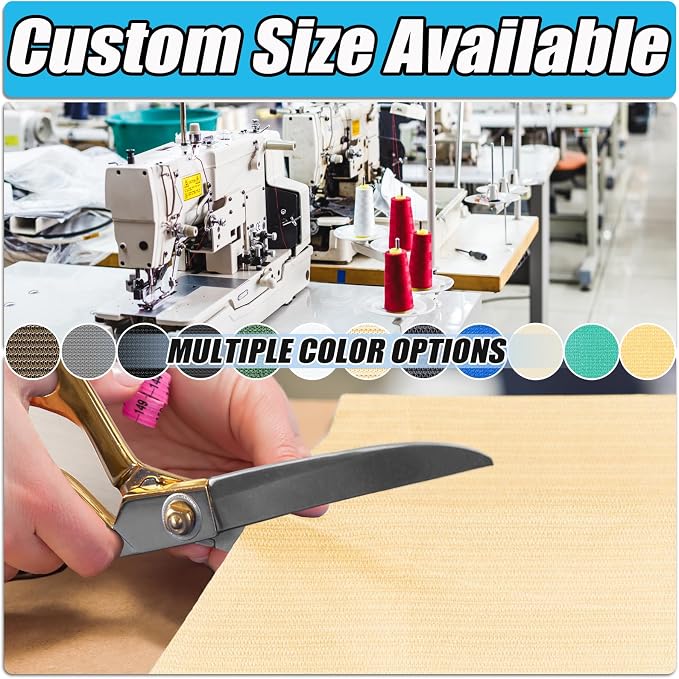 Amagenix 90% Pergola Shade Cover 5' X 12' Sun Shade Cloth - Image 2