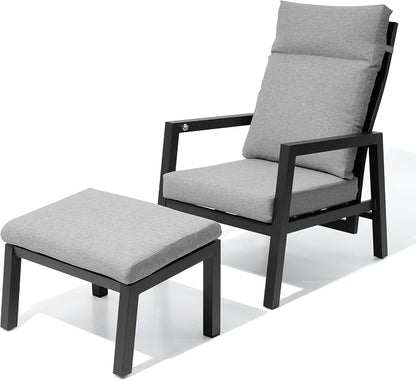 Pellebant Aluminum Outdoor Recliner Chair by Pellebant
