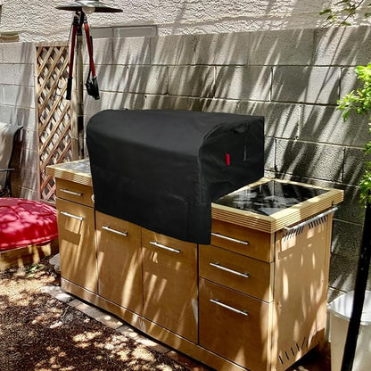 Built-in Grill Cover 37" Fits for Weber Summit Gas Grill S-460,Spire 30",Blaze 32",Hygrill 32",Bull 4 Burner,Brand-Man 30",Most 32"-37" Built in Grill,Island BBQ Grill Top Cover