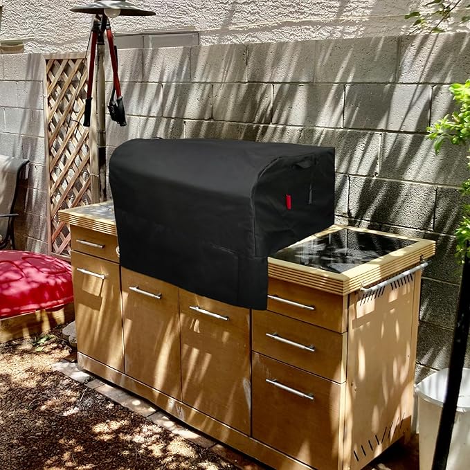 Built-in Grill 45" Fits for Weber Summit S-660,Weber Summit SB38 S,Bull 38” & 5 Burner,Blaze 40”,Hygrill 40”,Brand-Man 40”,Most 34"-42" Built in Grill,Island BBQ Top Cover