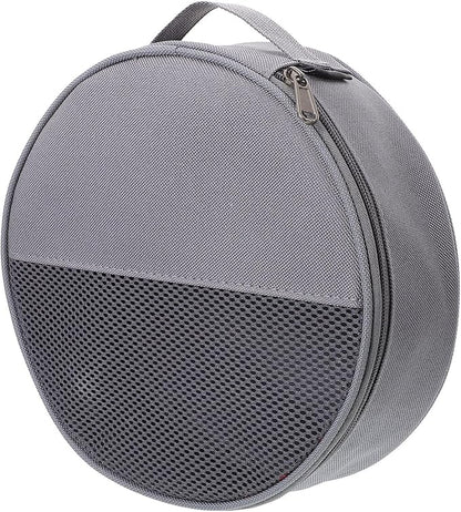 SUPVOX Outdoor Tableware Bag for Camping Plate Organizer with Mesh Pockets and Oxford Cloth Durable Portable Storage 8.66X8.66X2.36 Inch for Hiking Picnic