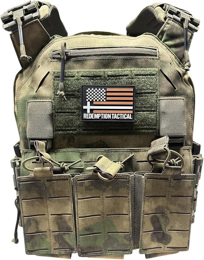 Redemption Crusader 2.0 Molle Quick Release Buckles Airsoft Vest With Adjustable Size Sides And Triple Pouch