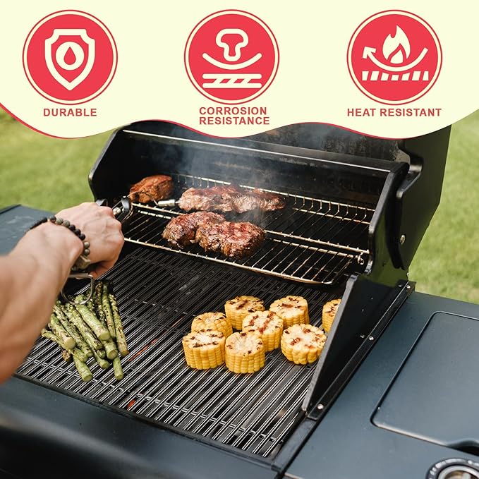 SUS 304 Genesis II 300 Grill Parts Kit for Weber Genesis II/LX GS4 300 Series Grills Genesis 2 E-325 E-310 E-330 E-315 S-310 S/E-335 SE-335 SE-310 Parts, 66095 Grill Grates 66032 Flavorizer Bars