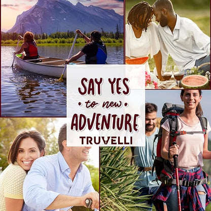 Truvelli Picnic Backpack for 4 with Blanket – 12-in-1 Insulated Picnic Basket Backpack Set with‬ Wine Holder, Cheese Board & Cutlery – Premium Picnic Back Pack for Family & Group‬ Adventures, Gray