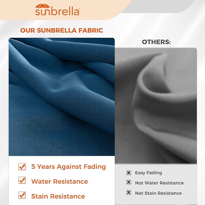 Grand patio 12FT Sunbrella Cantilever Umbrella - Image 2