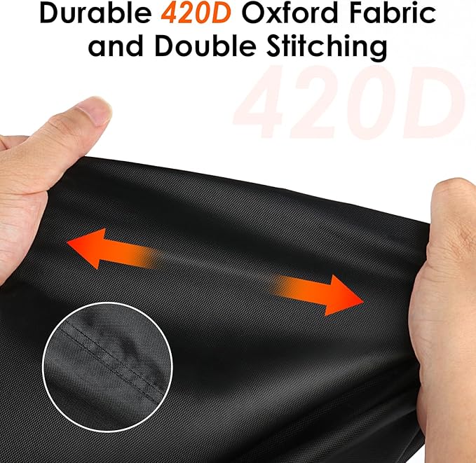 Outdoor Table Cover for Cuisinart Wok Station, 42inch Outdoor Wok Station Cover Waterproof for Cooking Wok Station, Black-42"L x 24"W x 34"H