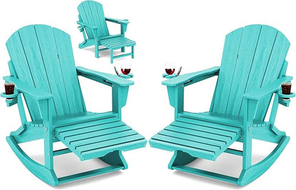 Adirondack Rocking Chair Set of 2 by KINGYES