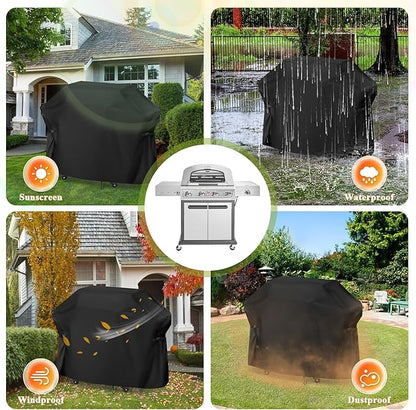 Customized Dust Barbecue Covers for Outdoor Grill BBQ, Waterproof Protective Cover for Grill Dining Cart/Outdoor Pizza Oven/Outdoor Grill