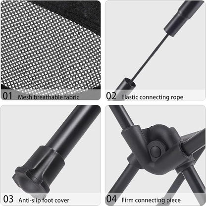 Wind Tour Portable Camping Chair Lightweight Foldable Outdoor Chair - Image 5