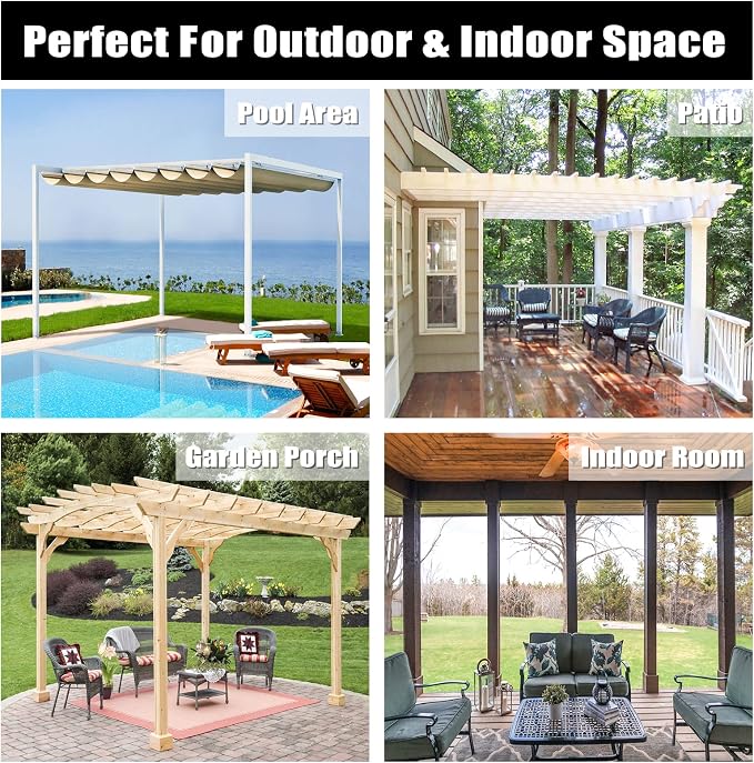 Easy-Going Outdoor Curtains for Patio 1 Panel, 150x108 inch, Terra Red | - Image 7