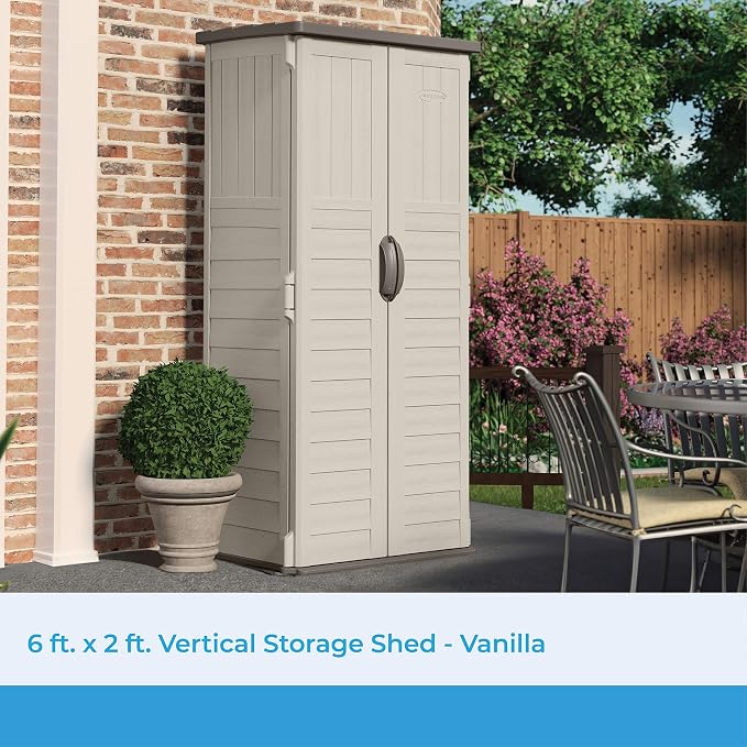 Suncast Vertical Outdoor Storage Shed - Image 2