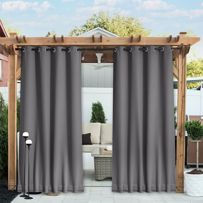 NICETOWN Windproof Outdoor Curtains by NICETOWN