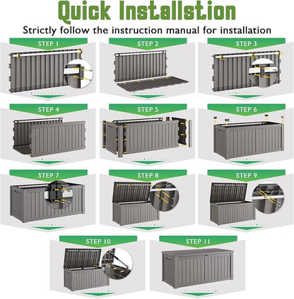 Outdoor Storage Waterproof Deck Box - Image 8