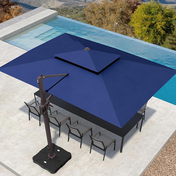 Deconk 10' X 13' Patio Cantilever Outdoor Umbrella - Image 3