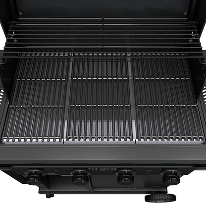 Charbroil Pro Series with Amplifire Infrared Technology 4-Burner Propane Gas Grill and Griddle Cabinet, Black - 463279224