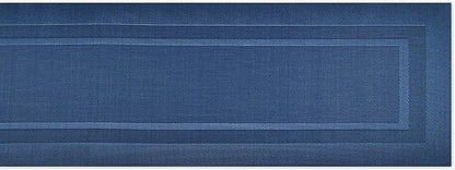 DII PVC Tabletop Collection Woven Indoor/Outdoor, Table Runner, 14x72, Nautical Blue