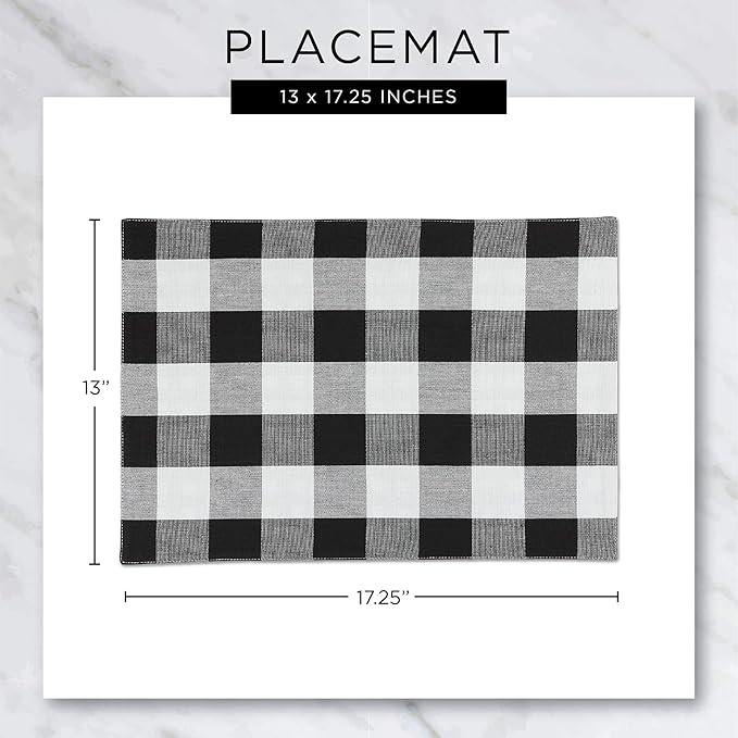 DII PVC Tabletop Collection Woven Indoor/Outdoor, Placemat Set, 13x17.25, Tango Red, 6 Piece