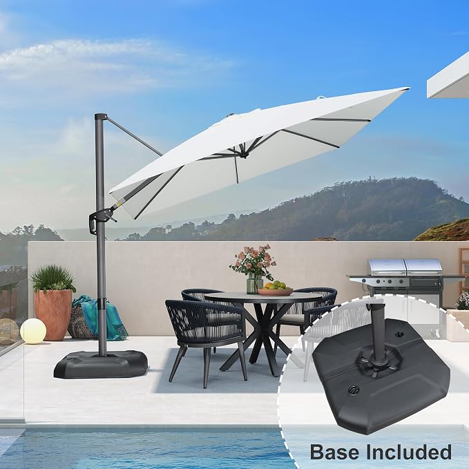 PURPLE LEAF Outdoor Umbrella - Image 2