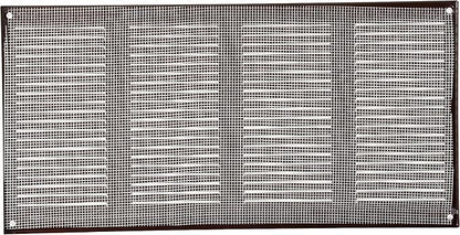 Vent Systems 16" x 8" Inch (Overall Dimensions) Pack of 10 - Brown - Air Vent Cover Metal Air Return Grill - Built-in Pest Guard Screen - HVAC Vent Duct Cover for Home Improvement