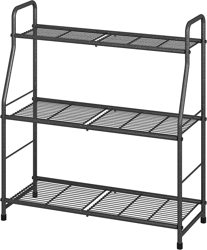 Simple Trending Plant Stand Outdoor Indoor 3 Tier Metal Waterproof Plant Shelf - Image 2