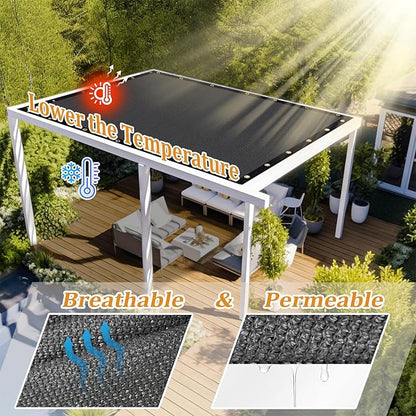 Shade&Beyond Customized Size 11' X 18' Shade Cloth - Image 2