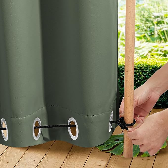 NICETOWN 2 PCs Waterproof Outdoor Curtains - Image 6