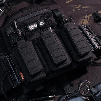 EXCELLENT ELITE SPANKER Tactical Open-Top Single/Double/Triple Molle Mag Pouch for Pistol Mag Pouch Tactical Bag Accessories Holder