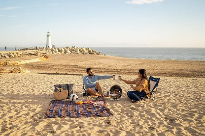 Magma C10-100 Beach Fire Charcoal Grill | Portable Beach BBQ | Compact Charcoal Grill | Outdoor Grill