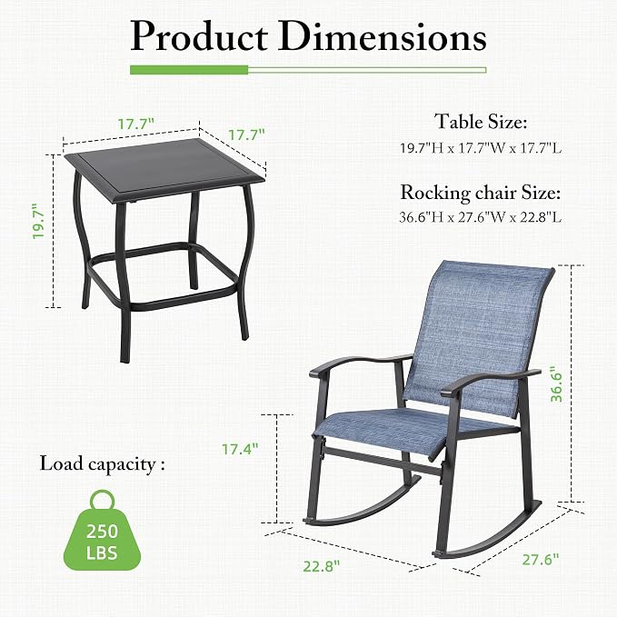 Shintenchi Rocking Chair Outdoor - Image 4