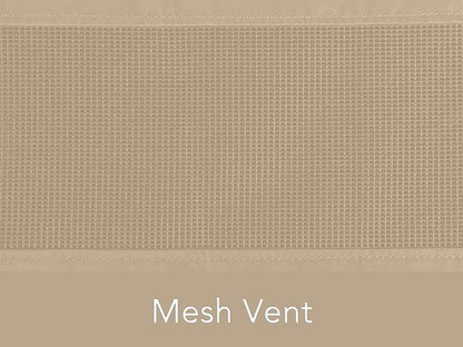 Covermates Grill Cover - Weather Resistant Outdoor Cover, Heavy Duty BBQ Covers for Large Outdoor Kitchen, Classic 12-Guage Vinyl, 60 Inch, Classic Tan