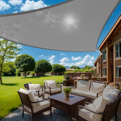 HappyTrends Sun Shades Outdoor Patio, Shade Sail UV Protection Beach Canopy | by HappyTrends