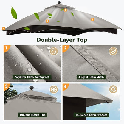 ABCCANOPY Gazebo Replacement Canopy - Image 3