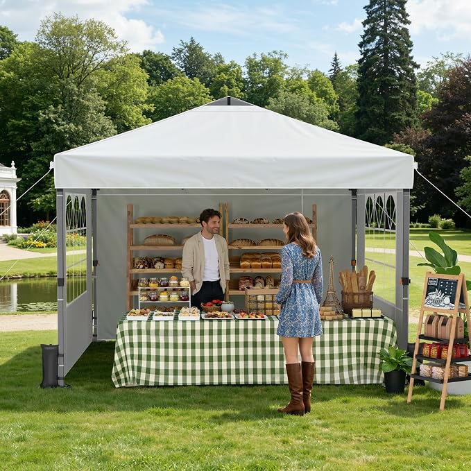 Raynesys 10x10ft Pop Up Canopy Tent - Image 8