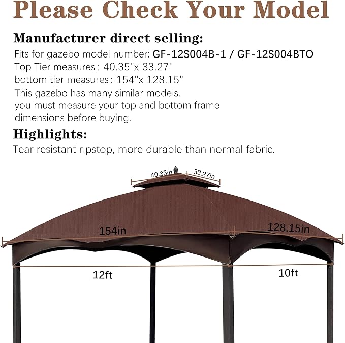 SCOCANOPY Replacement Cover Compatible - Image 2