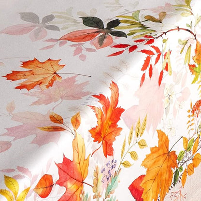 Maison d' Hermine Table Cloth Rectangle Table 100% Cotton 70 x 120 Inches Fall Tablecloth Reusable Everyday Use for Thanksgiving Christmas Decorations Dining Farmhouse Party (Amarante)