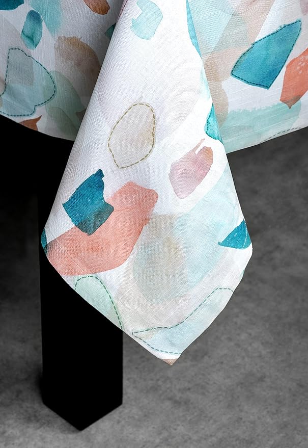 Maison d' Hermine Table Cloth Rectangle Table 100% Cotton 60 x 108 Inches Tablecloth Reusable Decorative for Dining Room, Farmhouse, Home, Party, Festive & Wedding Spring Summer - Summer Picnic