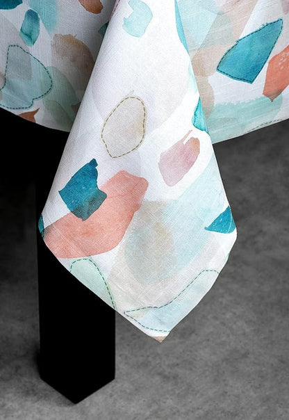 Maison d' Hermine Table Cloth Rectangle Table 100% Cotton 60 x 108 Inches Tablecloth Reusable Decorative for Dining Room, Farmhouse, Home, Party, Festive & Wedding Spring Summer - Summer Picnic