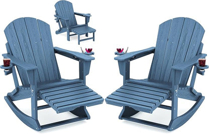Adirondack Rocking Chair Set of 2 by KINGYES