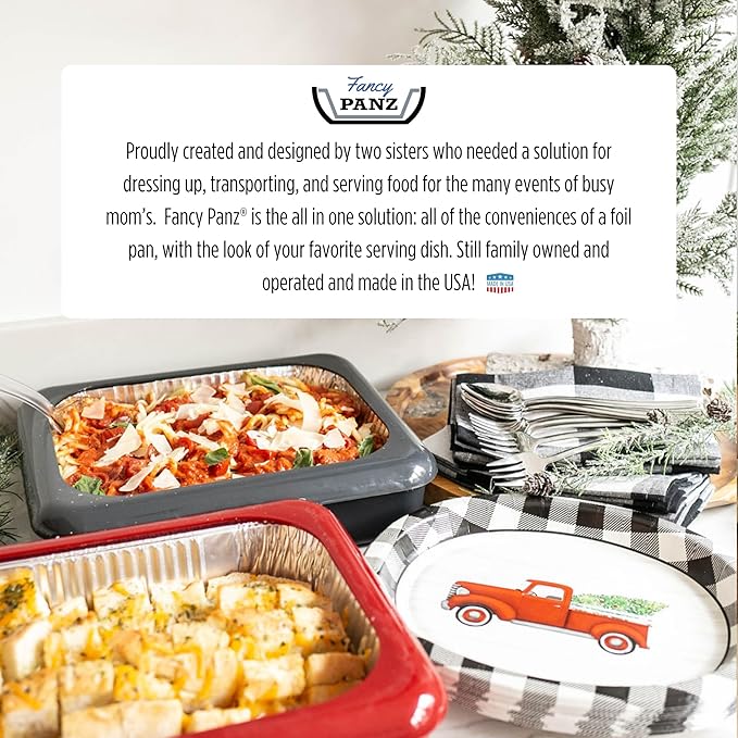 Fancy Panz Deviled Egg Trayz - Holds 20 Eggs - Deviled Egg Container Fits Classic/Premium Fancy Panz Elevated Food Serving Tray - Portable Eggs Carrier with Lid - Made in The USA Hosting Essentials