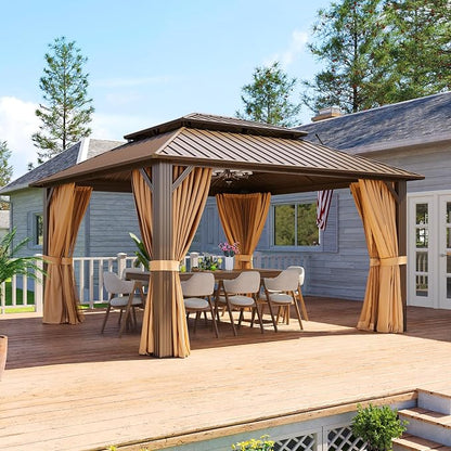 Aoxun Gazebo 14x10 Hardtop Gazebo - Image 9