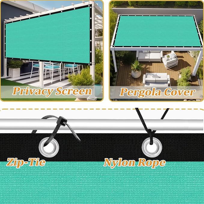 Shade&Beyond Customized Size 90% Sun Shade Cloth - Image 4