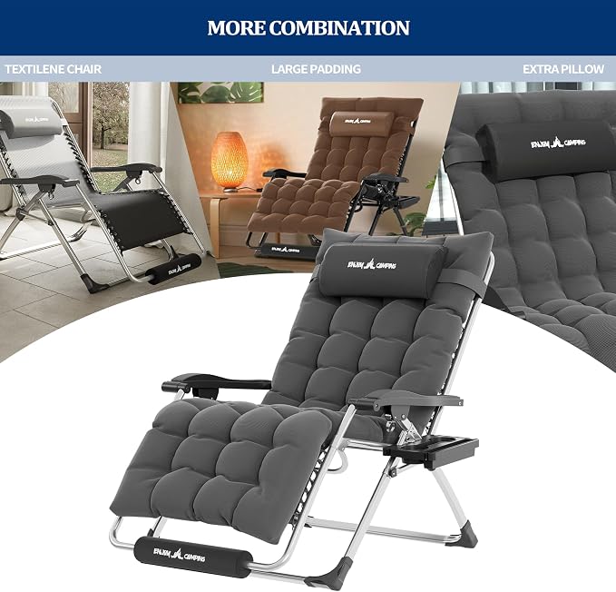 UDPATIO Oversized Zero Gravity Chair Patio Reclining Chairs - Image 3